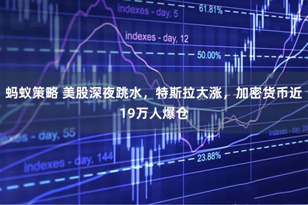 蚂蚁策略 美股深夜跳水，特斯拉大涨，加密货币近19万人爆仓